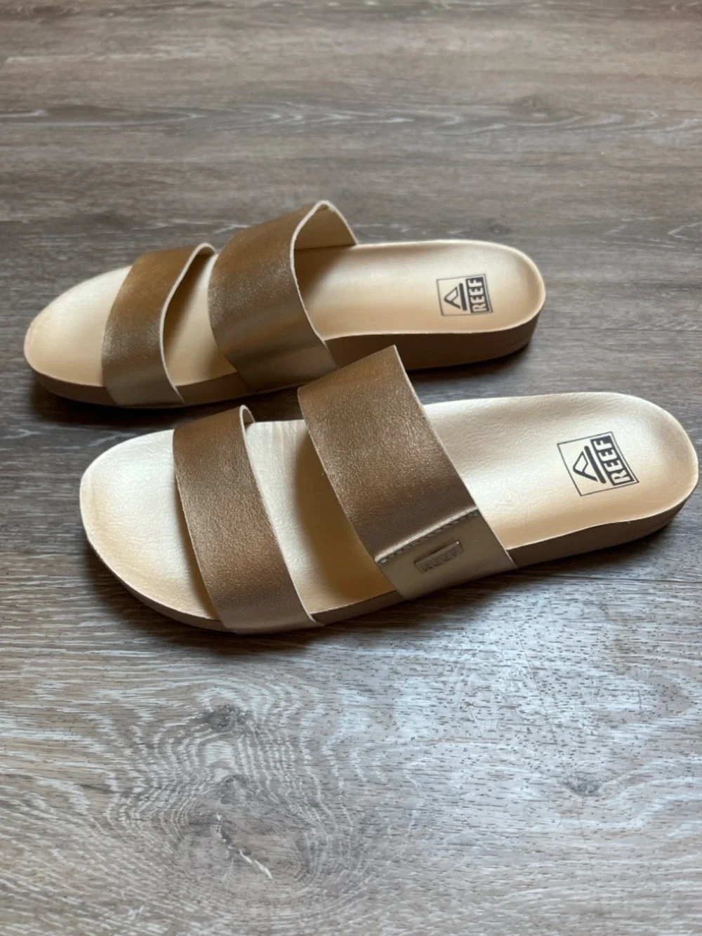 Reef Women's Cushion Vista Slide Sandals | Golden Hour - Picture 3 of 6